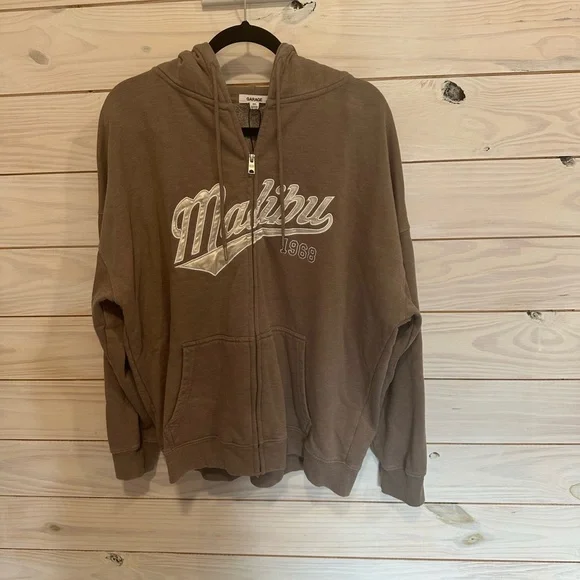 Brown Garage Malibu 1968 Hoodie Jacket - Picture 1 of 4